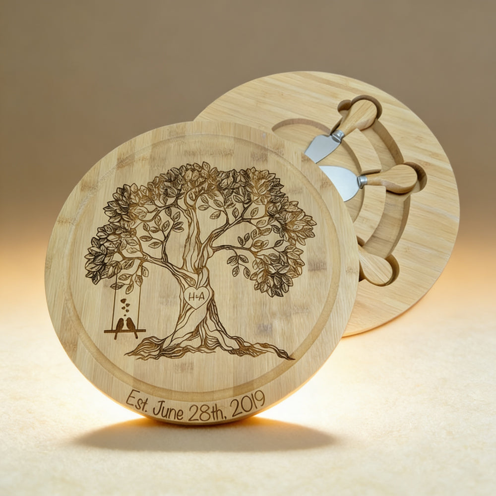 Personalized Cheese Board Set