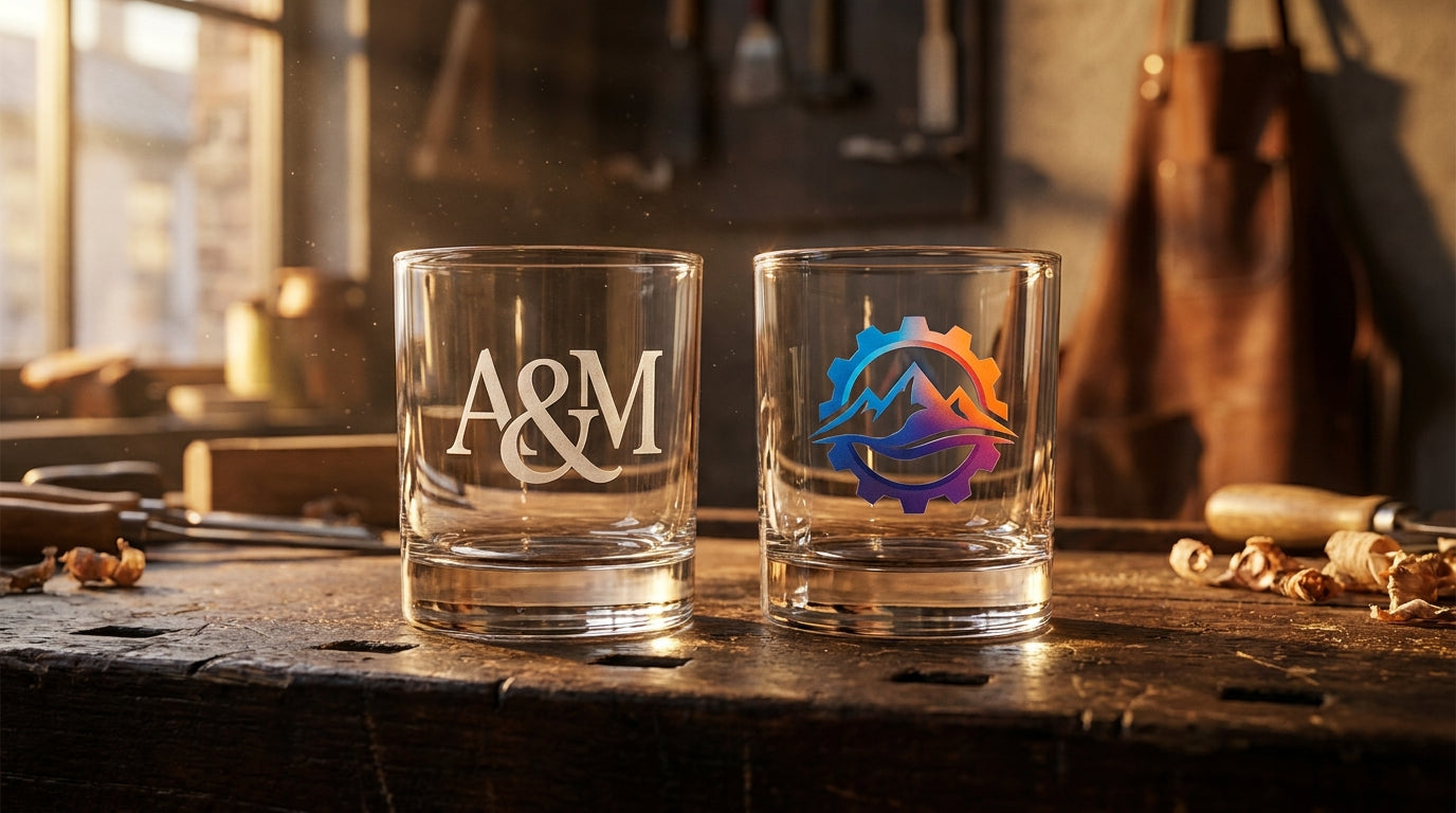Engraved or UV-Printed? How to Choose the Right Personalized Glass Gift