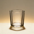 Custom engraved square mouth shot glass with monogram, laser etched glassware gift