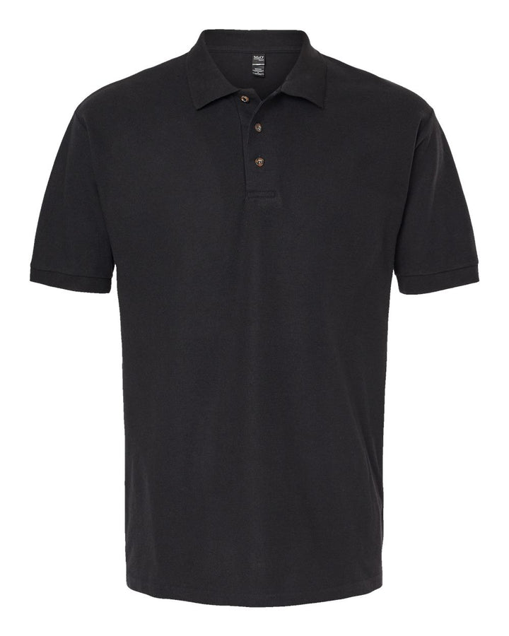M&amp;O Ring Spun Cotton Polo Shirt Mens