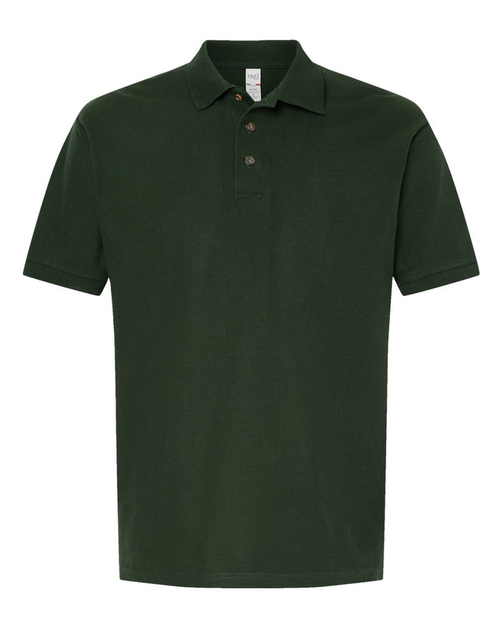 M&amp;O Ring Spun Cotton Polo Shirt Mens