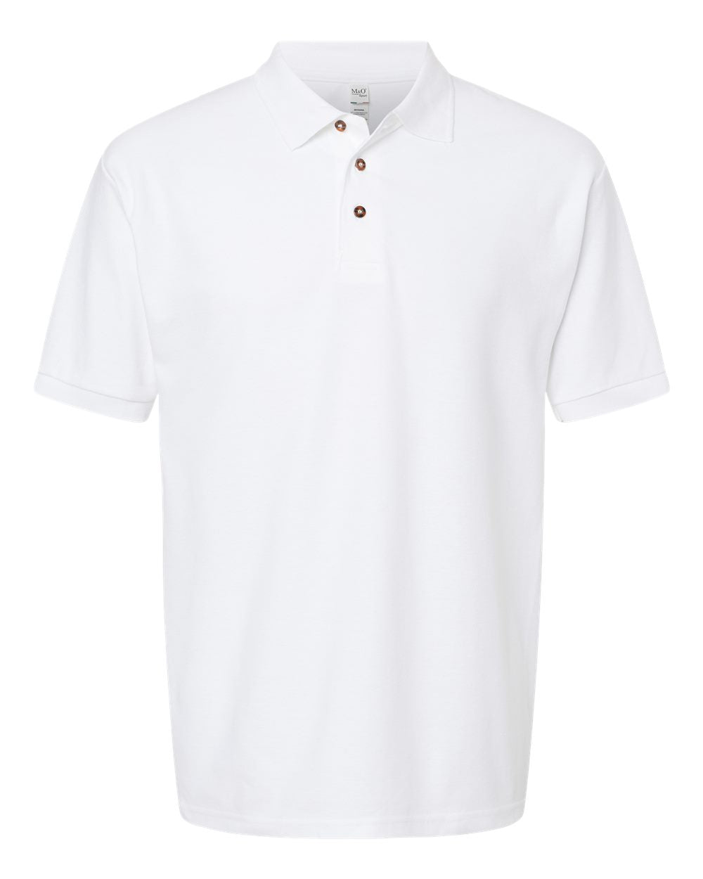 M&amp;O Ring Spun Cotton Polo Shirt Mens