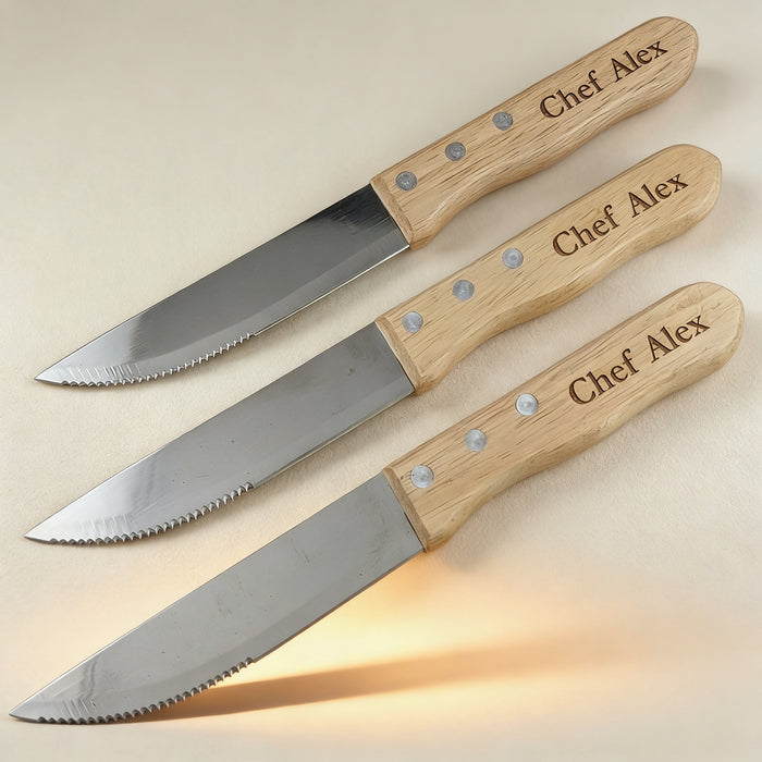 Personalized Steak Knife Set — Set of 6