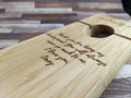 Personalized Bamboo Wine Balancer